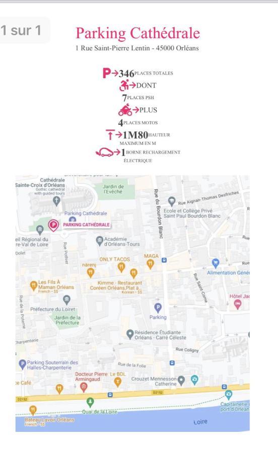 דירות Duplex De Charme Orleans Hypercentre Cathedrale-Parking Possible מראה חיצוני תמונה